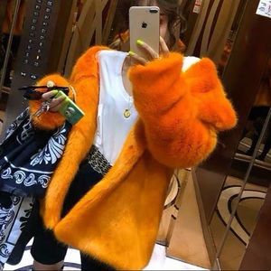 Vegan fur coat